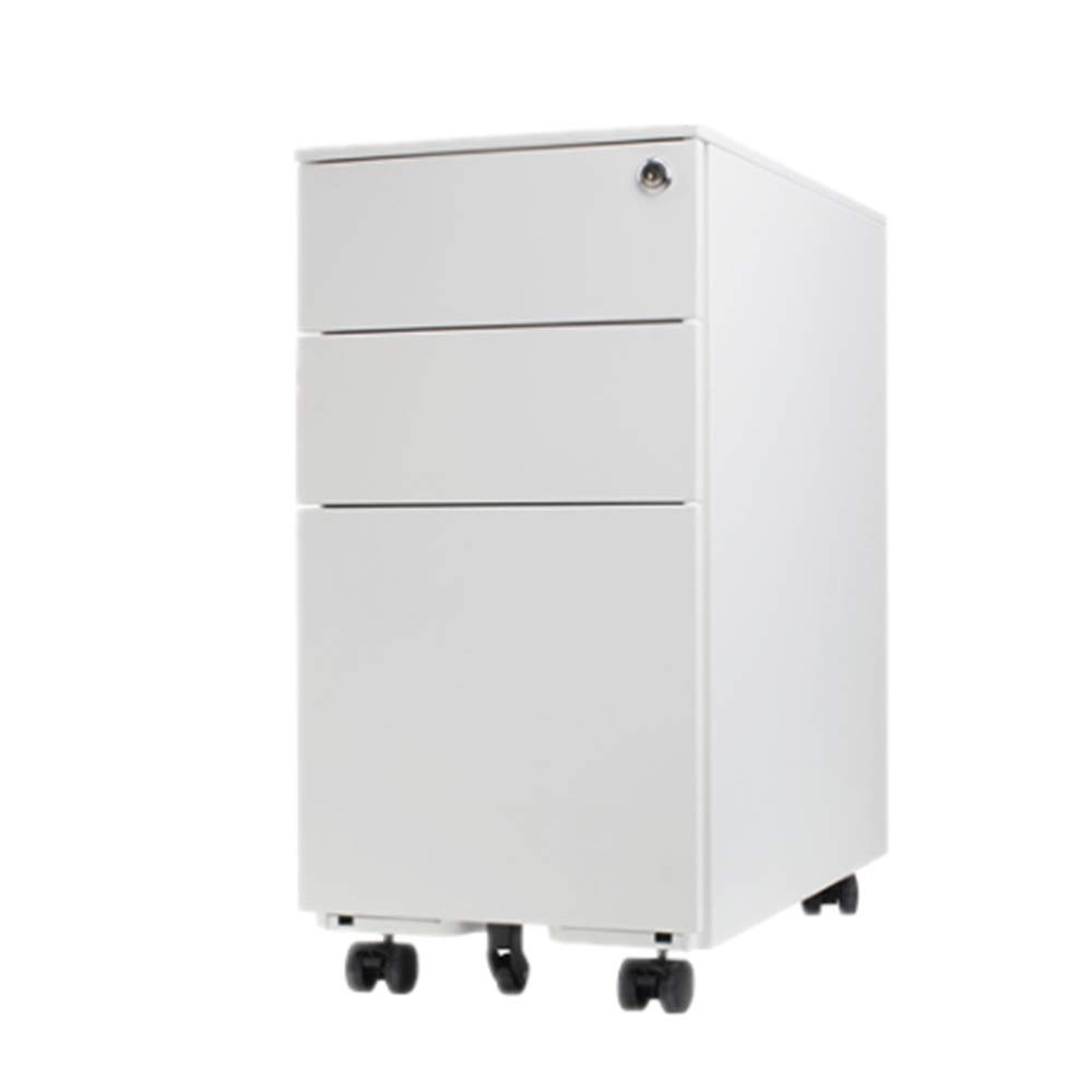le Archivio con 3 Ders in acciaio con serratura sicura Sto per casa e ufficio Cact bianco design ideale per uso commerciale ufficio nizat Solut