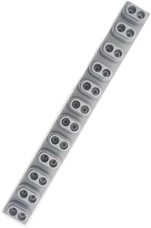 12keys conductive Rubber, Rubber pad silicone Pads Buttons Fix, compatible with Yamaha part of PSR/KB/DGX series conductive adhesive strips