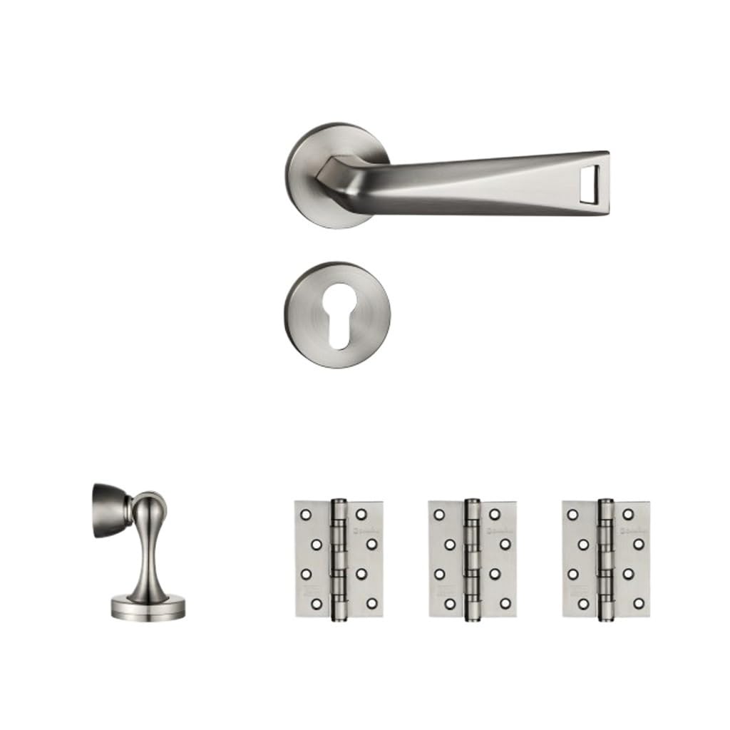 Serrure de porte silencieuse pour chambre en zinc taille 15CM