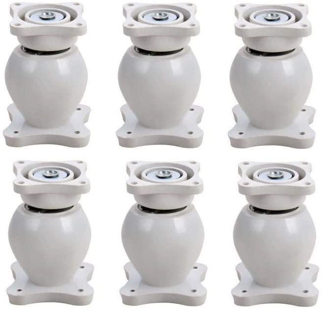 HARMONUS Style with Virgin Plastic Door Magnet Door Holder/Door Magnet Catcher/Door Catch/Magnetic Door Stopper/Door Magnetic Size No.5 (White, Pack of 2)