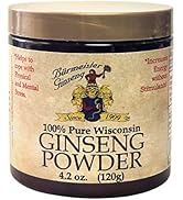 Burmeister Ginseng Instant American Ginseng Root Powder - Panax Powder - 100% Pure American Ginse...