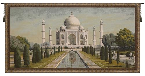 Taj Mahal Decorative Tapestry Wall Hanging 27 x 49 in
