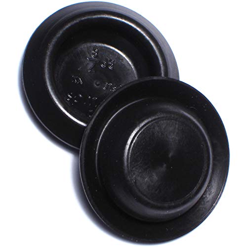 Image of Hard-to-Find Fastener 014973175887 Round Sheet Metal Plug, 7 /8-Inch, 6-Piece,Black