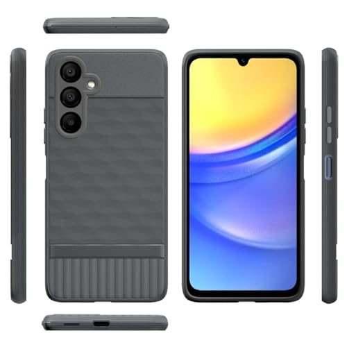Image of Shockproof Case for Samsung Galaxy F15 5G / M15 5G | Full Camera Protection | TPU Flexible Back Cover for Samsung Galaxy F15 5G / M15 5G (Graphite Grey)