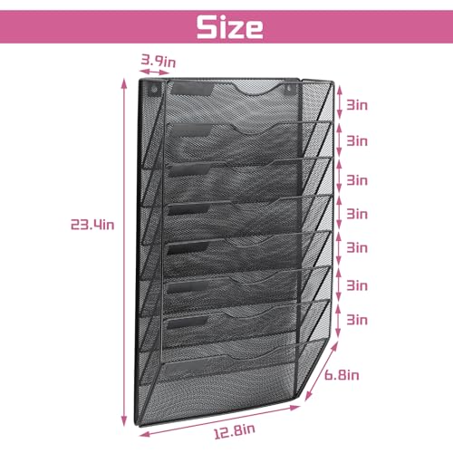 Porte-documents mural en maille pour ranger vos dossiers encombrants