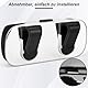 Pinyenr Brillenhalter für Auto,Sonnenbrillenhalter Auto Brillenhalterung Auto Sonnenblende Organizer Brillenhalter für Auto Sonnenblende