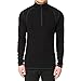 Smartwool Men's Midweight Zip T Black T-Shirt SM