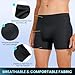 Gleefeat Men's Padded Underwear Boxer Briefs Tummy Control Body Shaper Shapewear Enhance Butt Lifter