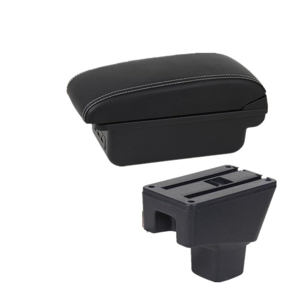 Yulegudi B1 Black White 3Usb Car Armrests For Suzuki For Sx4 2007-2018 2019 2020