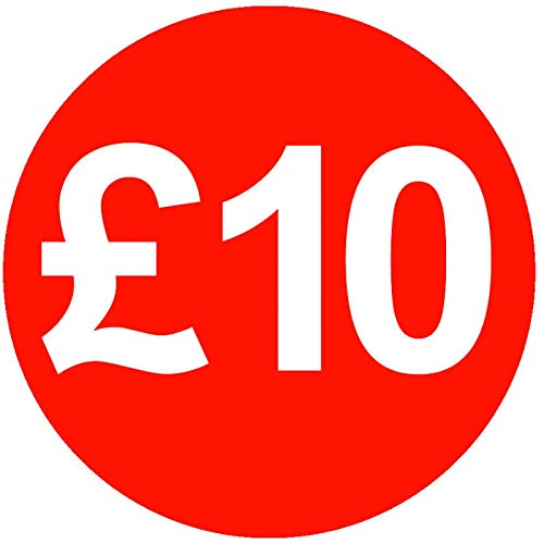 30mm Price Stickers Pack of 500 - Red - £10