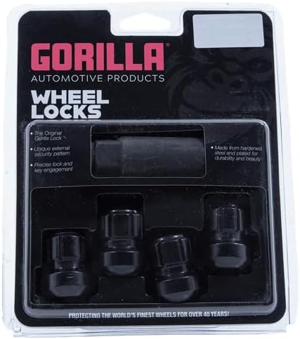 Gorilla Automotive 38641NBC Gorilla Lock Honda 14-1.50 Blk Clam