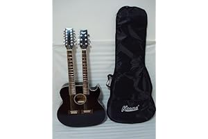 KTone Acoustic Electric Double Neck Guitar