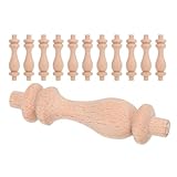 Propriétés de blocage de la chaleur : les balustres en bois et les fuseaux artisanaux bruts résistent aux variations de température, maintenant les meubles frais et prolongeant leur durée de vie dans les cuisines ou comme fuseaux décoratifs pour escaliers ou menuiserie décorative