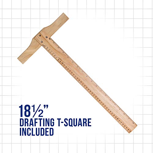 Us Art Supply Large 20-1/2" Wide X 17" Tall 5-Position Adjustable Wood Artist Drawing & Sketching Board #TOP2