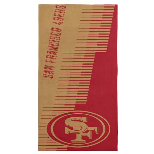Northwest San Francisco 49ers NFL Progression Jacquard Beach Towel 36 x 72 Inches