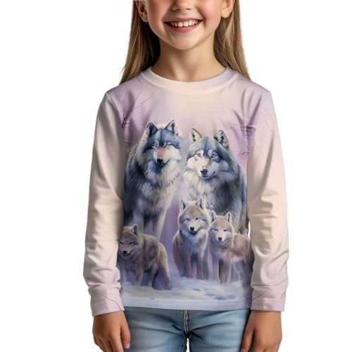 Xhuibop 3 Pack Kids Tshirts Long Sleeve Shirts Tops Pullover Sweatshirts T Shirst4