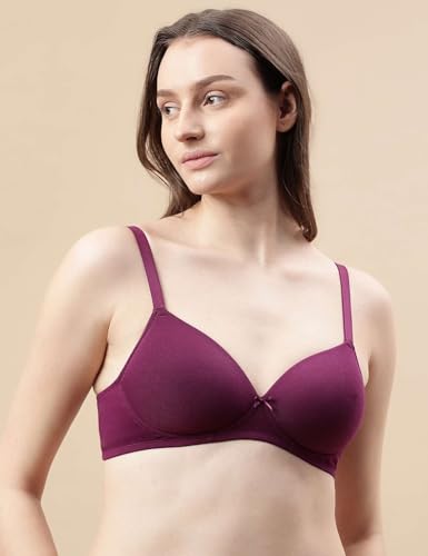 Image of Marks & Spencer NW Solid OPP Bra Dark Magenta