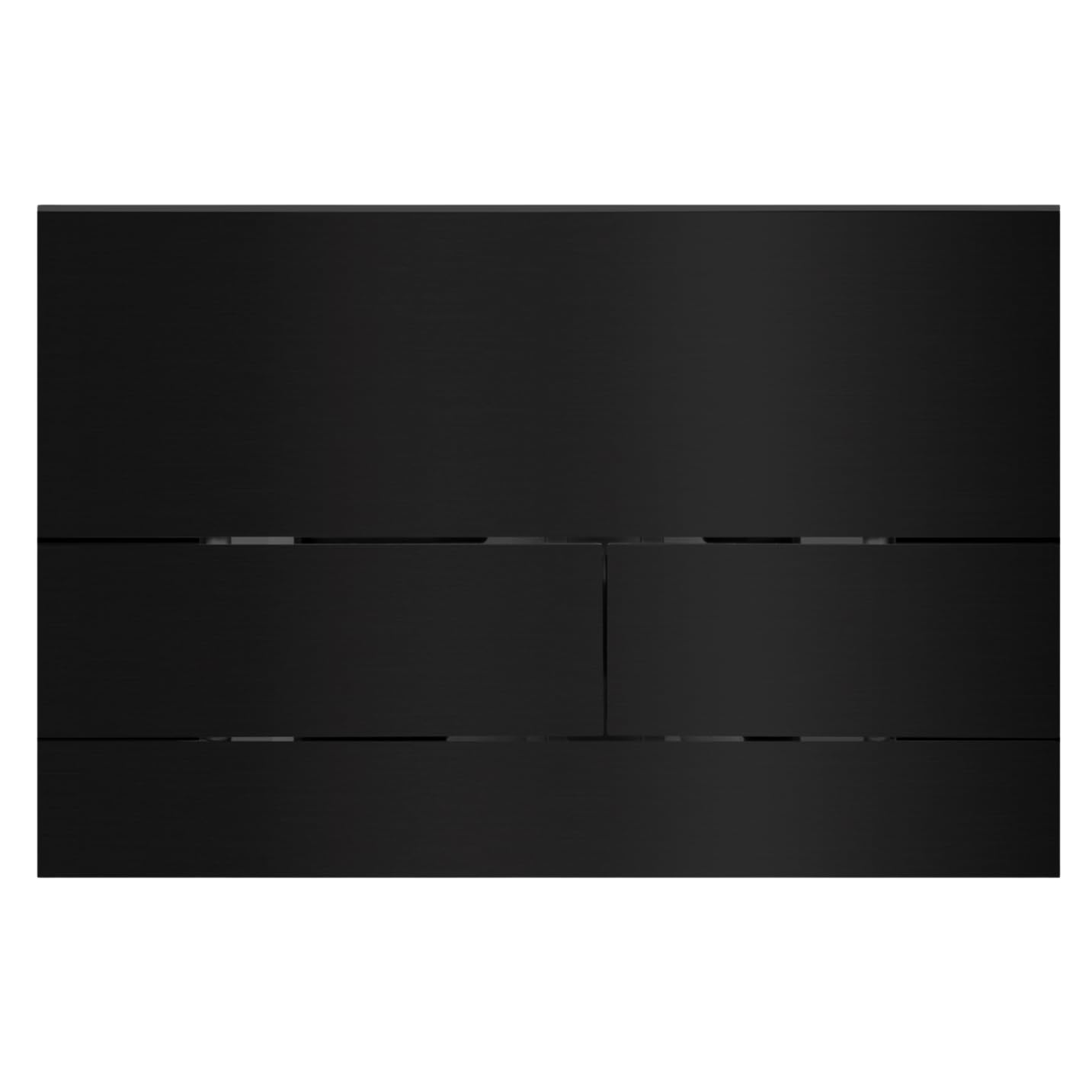 Placa de Accionamiento para WC Negro para Cisterna Empotrada | Pulsador de Doble Descarga para Inodoro | Placa de Pared para Ahorro de Agua | Diseño Moderno