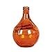 Produktbild GILDE Vase Cordoba aus Glas - rund - glänzend - orange - Höhe 43cm x Ø 29cm - mit Muster - wasserdichte Blumenvase