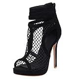 sandales noires soirée sandales talon aiguilles pour soirée