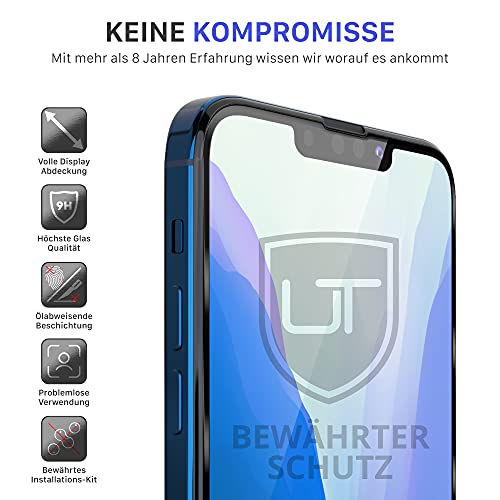 iPhone 13 Pro Panzerglas UTECTION 2X Full Screen Schutzglas