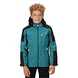 Regatta Unisex Jnr Calderdale II, Pacific Green/Black, 14 Years