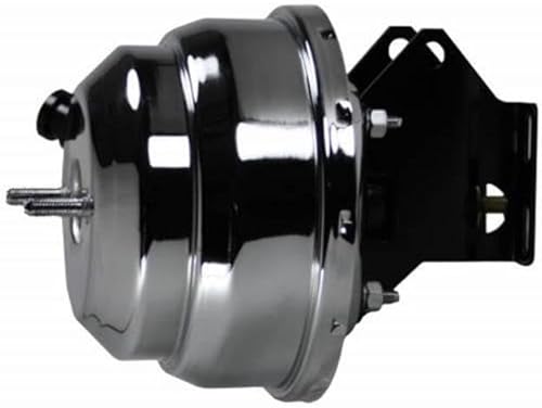Leed Brakes Amplificador de potencia dual de 8 pulgadas con soporte (cromo)