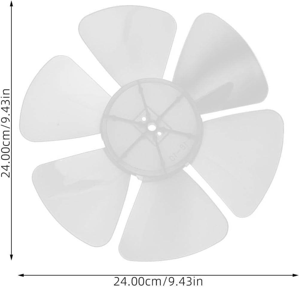 Kichvoe Replacement Fan for Pedestal and Table Fans Blades Transparent Leaves for Easy Repair and Use Home Office