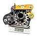 Zxpjkyu Single Speed Conversion Kit for Mountain Bikes with Wrench and Cassette, Gold 17T