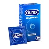Durex Preservativos Originales Natural Plus - 45 g, 12 Unidad (Paquete de 1)