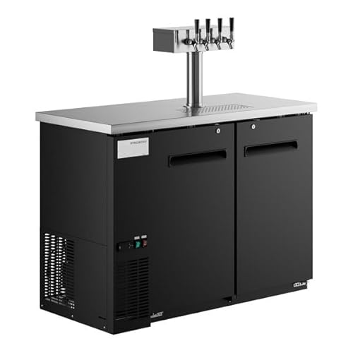 Glownary 48-Inch Commercial 4-Tap Beer Kegerator