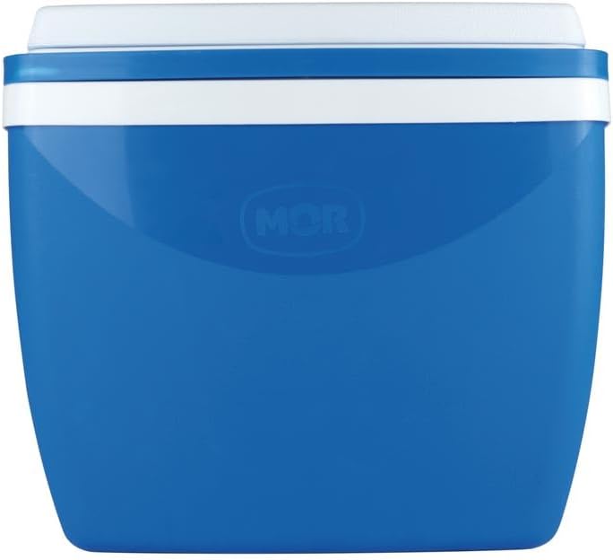 Imagem frontal da caixa térmica com fundo branco. Imagem frontal da caixa térmica com fundo branco.