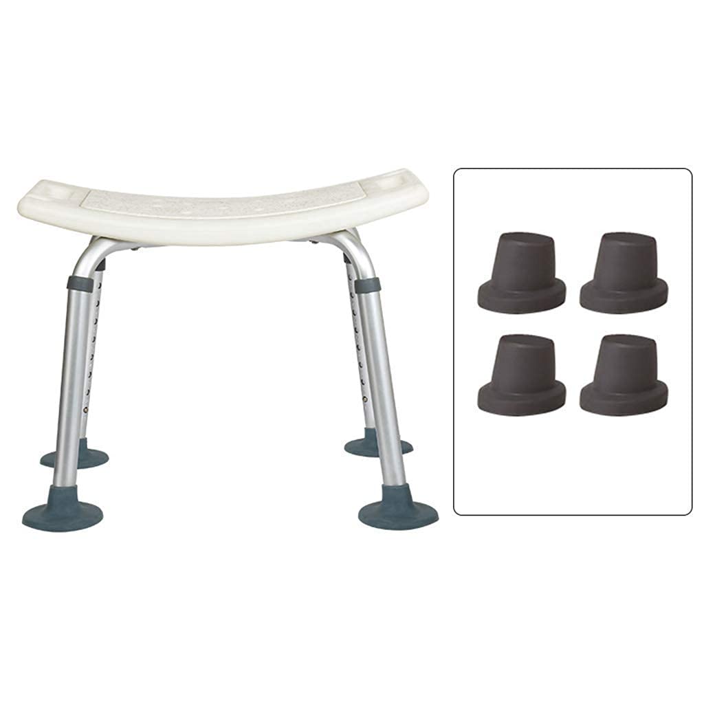 Tabouret de bain ergonomique réglable en hauteur avec siège de douche antidérapant