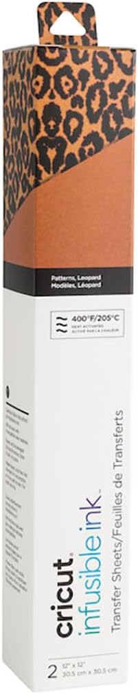 Cricut Motifs de Feuilles de Transfert Infusible Ink™, Léopard