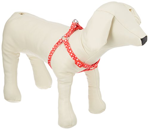 ペティオ (Petio) ARFashion ハートドットハーネス レッド 超小型犬用 SS サイズ