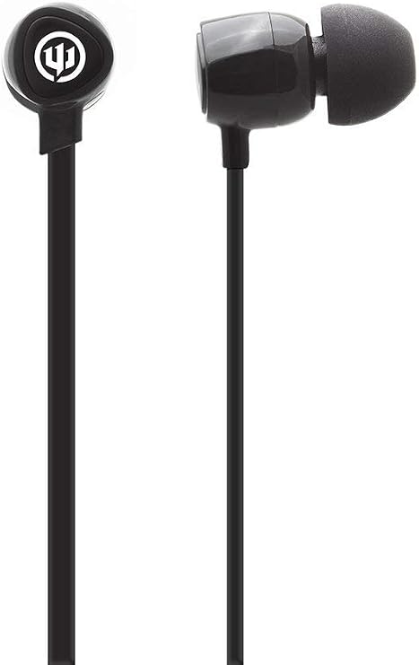 Wicked Audio Omen Wireless Bluetooth Earbuds with Microphone and Track Control Wireless Earbuds, Noise Isolating, in Ear Headphones Black