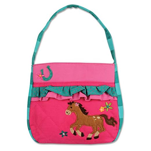 Stephen Joseph Quilted Purse, Girl Horse