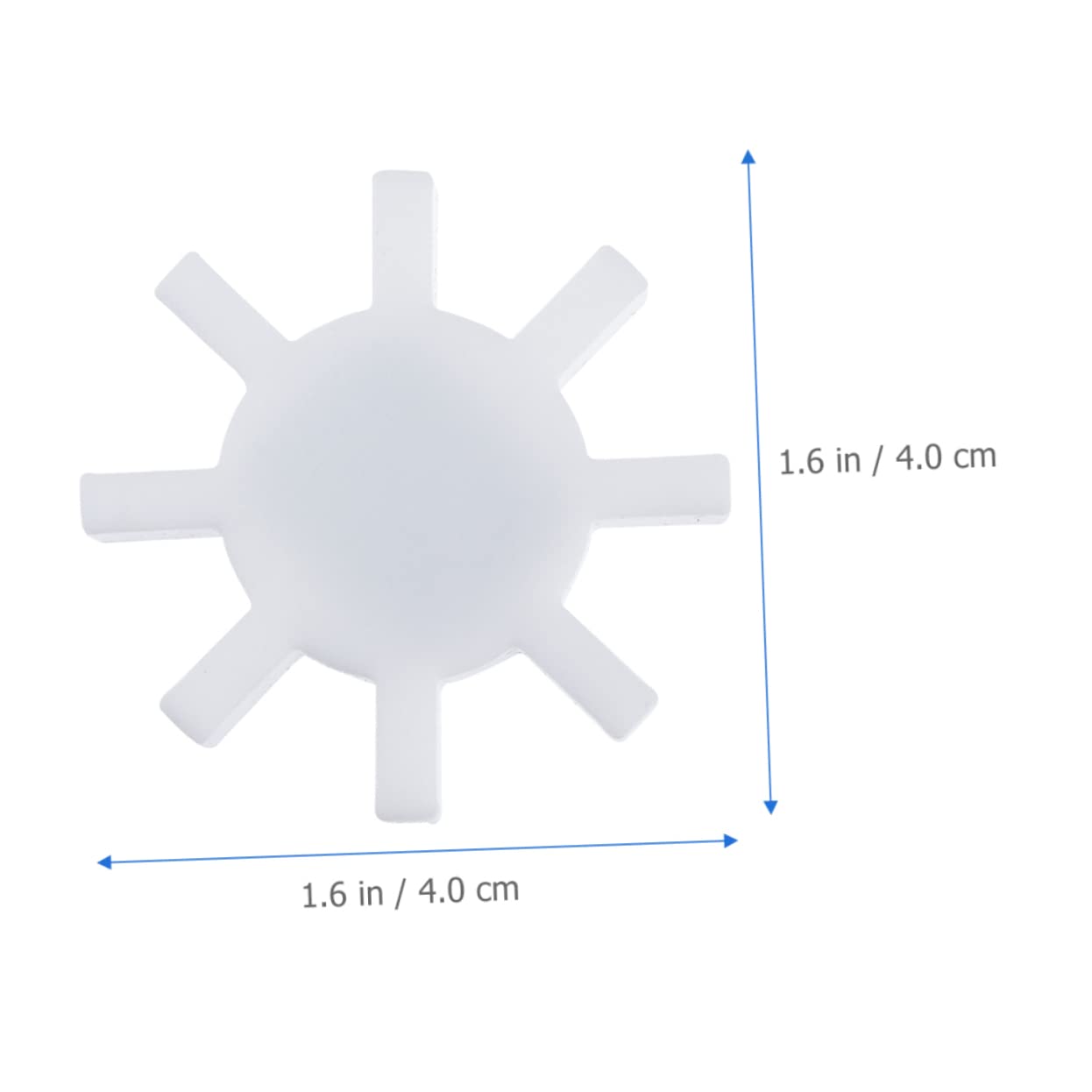 Gatuida 8pièces Barres De Stir Gear-shape Magnétiques Ptfe Pour Mélangeur Magnétique Idéales Pour Laboratoires Et Chimiques