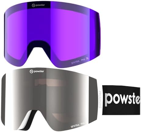 Amazon | Powster スキーゴーグル スノー OTG スノーボードゴーグル