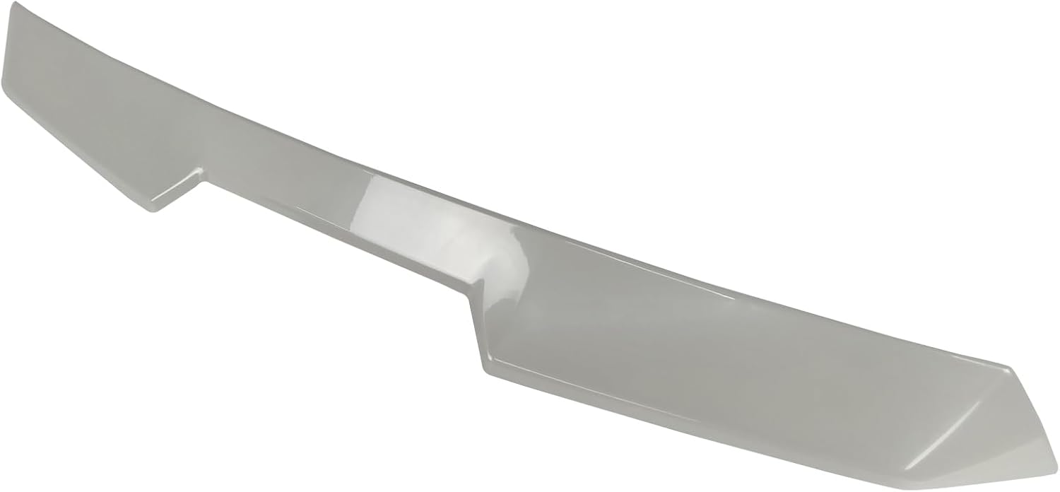 FREEMOTOR802 Rear Window Roof Spoiler Fits 2022-2025 Subaru BRZ & Toyota GR86, V Style Painted #K1X Crystal White Pearl ABS Plastic Racing Back Windshield Roofline Spoiler Wing