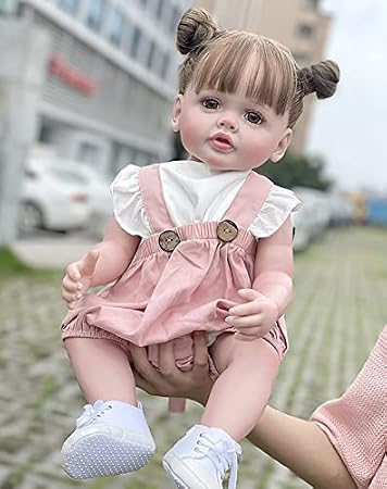 Reborn Baby Doll, Lifelike Lifelike Baby Doll Girl Newborn Doll, Realistic Reborn Baby Doll, Realistic Newborn Doll, Sleeping Reborn Baby Doll Girl Real Life Reborn Doll Gift for 3 Years Kids