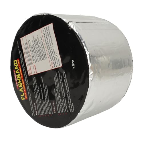 Image of Jeanoko 10m Aluminum Foil Asphalt Self Adhesive Waterproof Tape for Ship Sealing Warehouse, Color Steel Tiles, Jeanokop23kzqxrf4