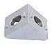 32Pcs Corner Bracket (20×17) 2020 Aluminum Extrusion Profile Angle Corner Brackets, for 6MM T-Slot CNC DIY 3D Printer and Industrial Bracket Making