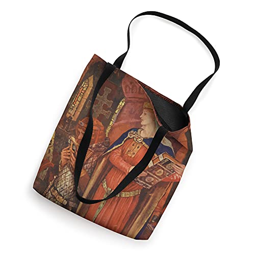 Bolsa tote artística de Santa Margarita, Reina de Escocia, católica miniatura 2