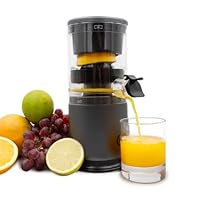 Livington JuiceBoost - Akku Entsafter klein - kabellose Saftpresse für unterwegs - Slow Juicer aus Obst & Gemüse - Obstpresse - USB aufladbar - ideal für Reise, Büro & Camping - 160 ml Auffangbehälter