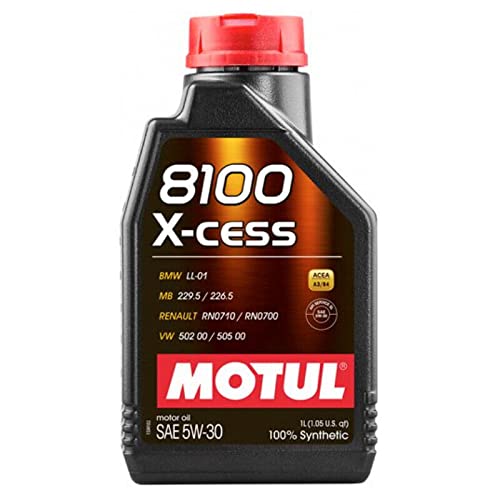 Motul 8100 X-Cess 5w30 Oil 1 Liter MTL108944 (1 Pack)