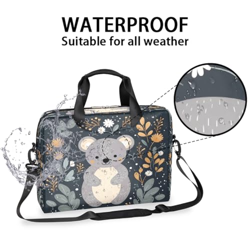 Bolsa para portátil con hojas tropicales Sloth 15.6 pulg miniatura 3