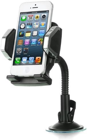 Importer520 Flexible gooseneck Car Mount Universal Vehicle Swivel Holder For Samsung Galaxy Note 5 4 3 2 Galaxy S8 S7 S6 S5 ACTIVE S4 ACTIVE S3 Apple iPhone SE 4 5 5S 5C 6 6s 7 8 Plus 4.7 5.5