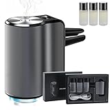 𝐈𝐍𝐓𝐄𝐋𝐋𝐈𝐆𝐄𝐍𝐓 𝐂𝐀𝐑 𝐀𝐈𝐑 𝐅𝐑𝐄𝐒𝐇𝐄𝐍𝐄𝐑: Sleek, smart, and stylish—this diffuser enhances your car's interior while neutralizing odours with natural essential oil fragrances. 𝟑 𝐀𝐃𝐉𝐔𝐒𝐓𝐀𝐁𝐋𝐄 𝐒𝐂𝐄𝐍𝐓 𝐌𝐎𝐃𝐄𝐒: Easily switch between: Gentle Fragrance (Green Light), Regu...