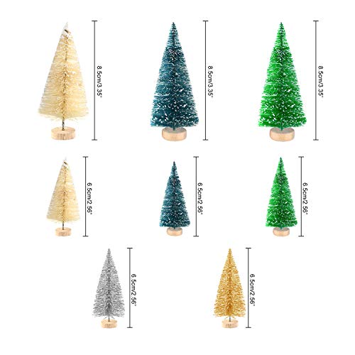 KUUQA 50 Pezzi Mini Kit di Ornamenti Natalizi